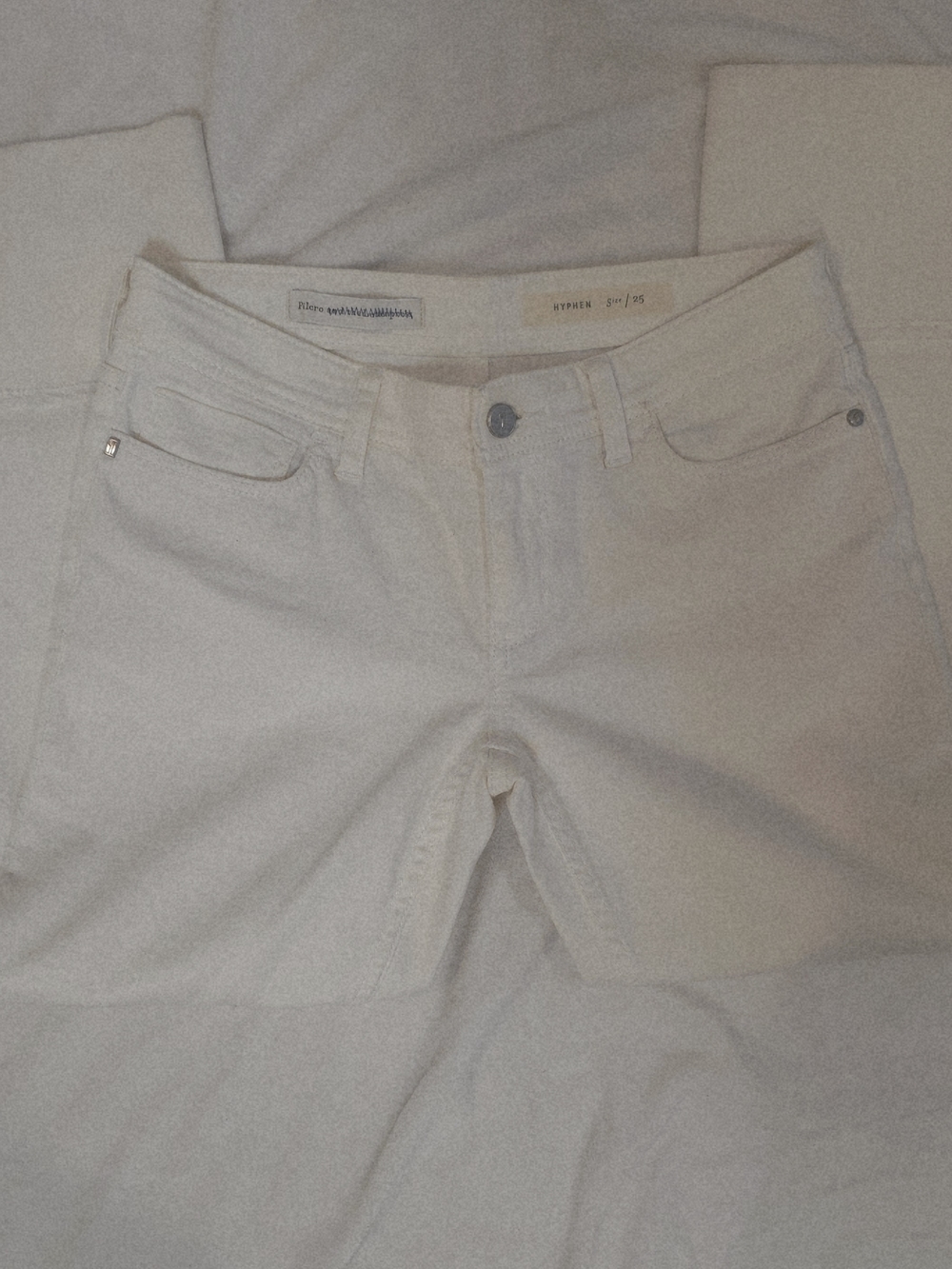 Anthropology Women's Pilcro and the Letterpress Jeans White Hyphen Size 25